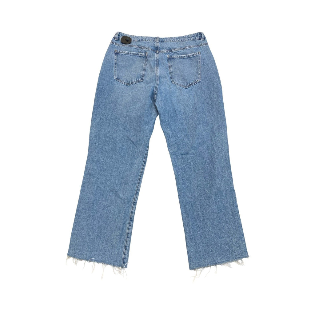 Jeans Straight By Garage In Blue Denim, Size:14