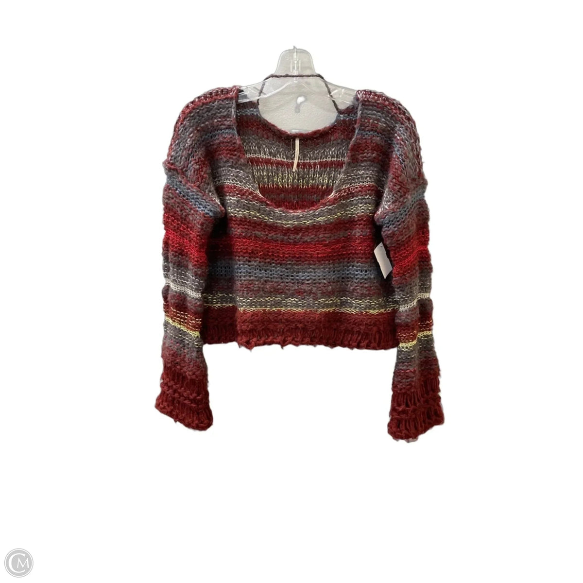 Sweater By Free People In Blue & Red, Size: S