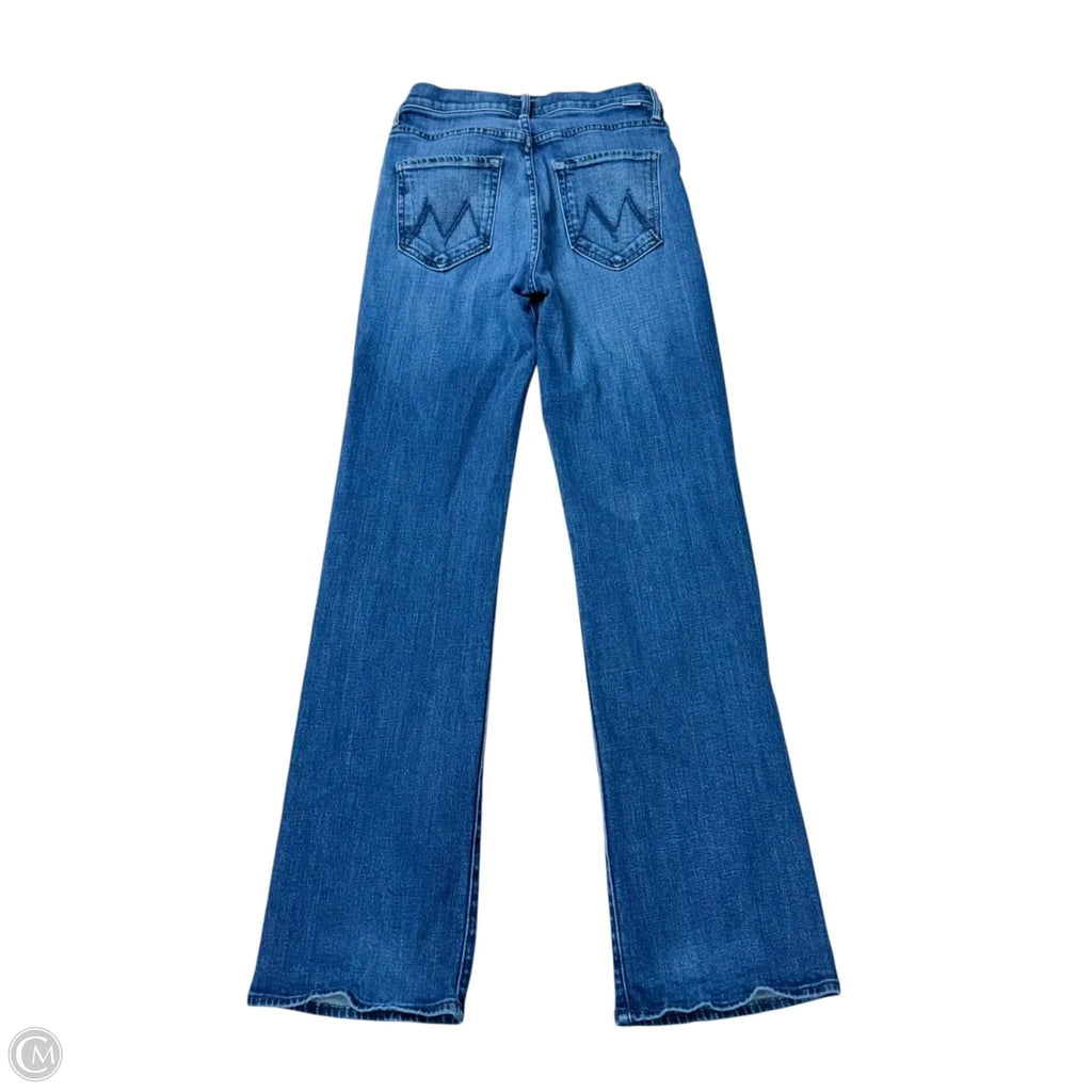 Jeans Boot Cut By Mother In Blue Denim, Size: 4