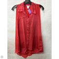 Top Sleeveless By Esley In Red, Size: S