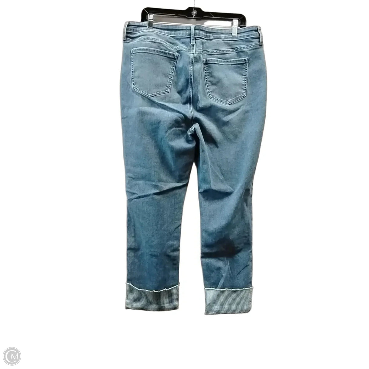 Jeans Skinny By Nydj In Blue Denim, Size: 16