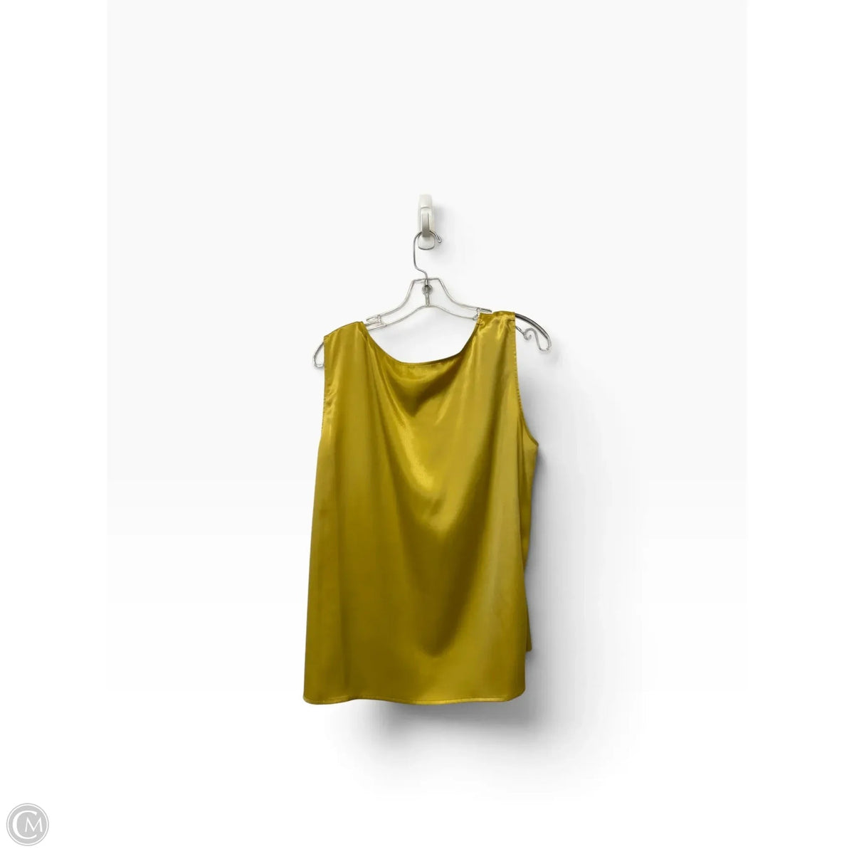Top Sleeveless By Kasper In Yellow, Size: 2x