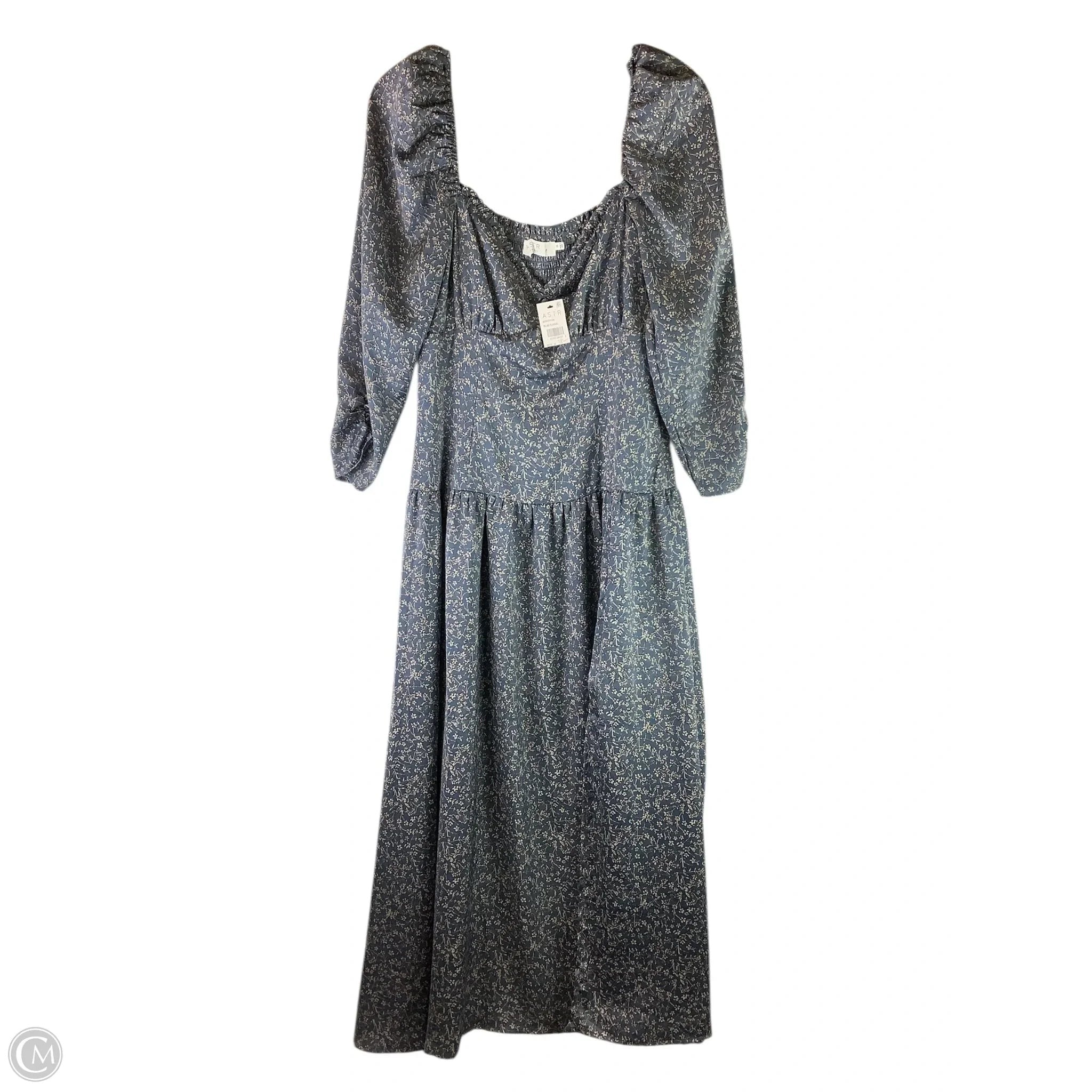 Dress Party Long By Astr In Blue, Size: M