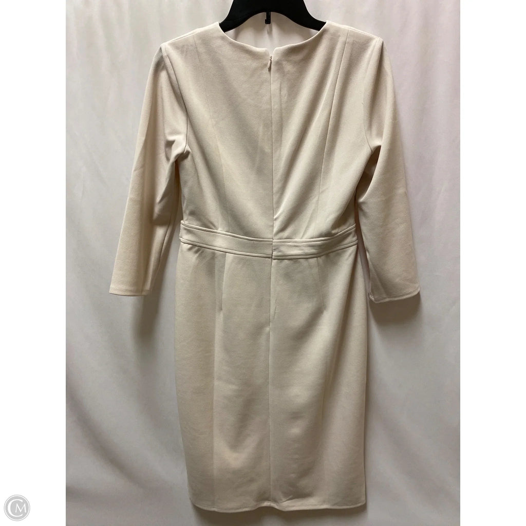 Dress Casual Maxi By London Style In Cream, Size: M
