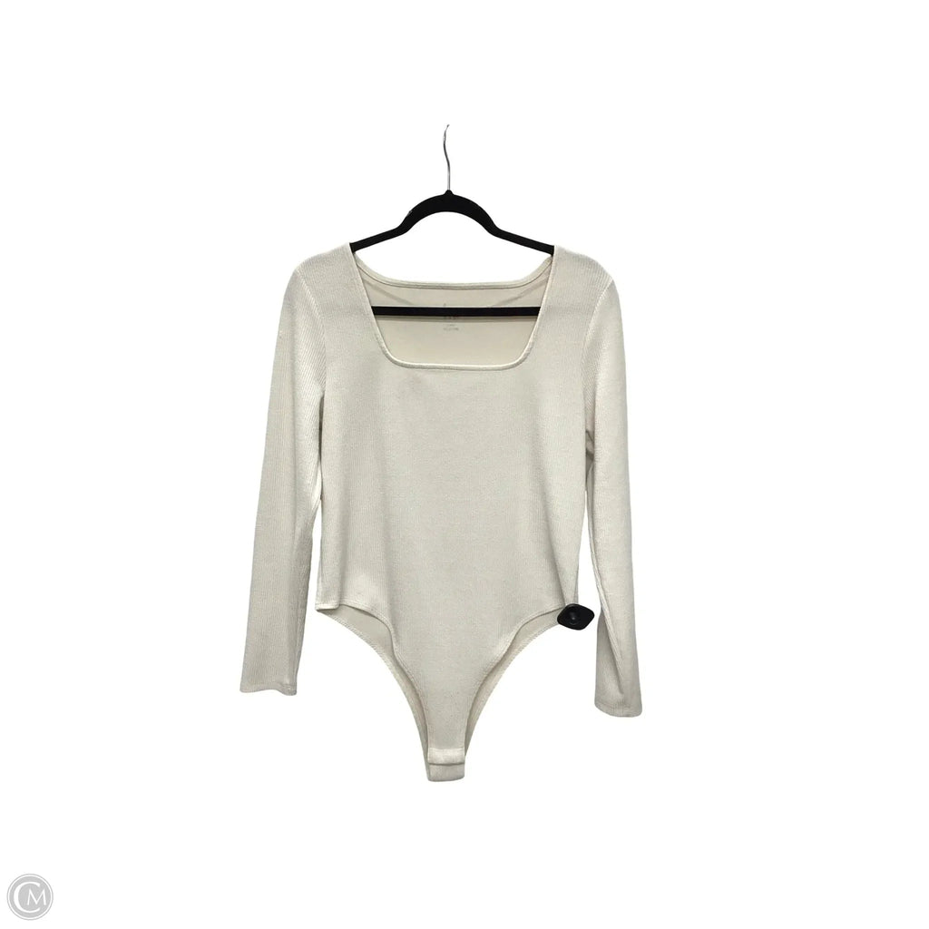 Bodysuit By A New Day In Cream, Size: Xl