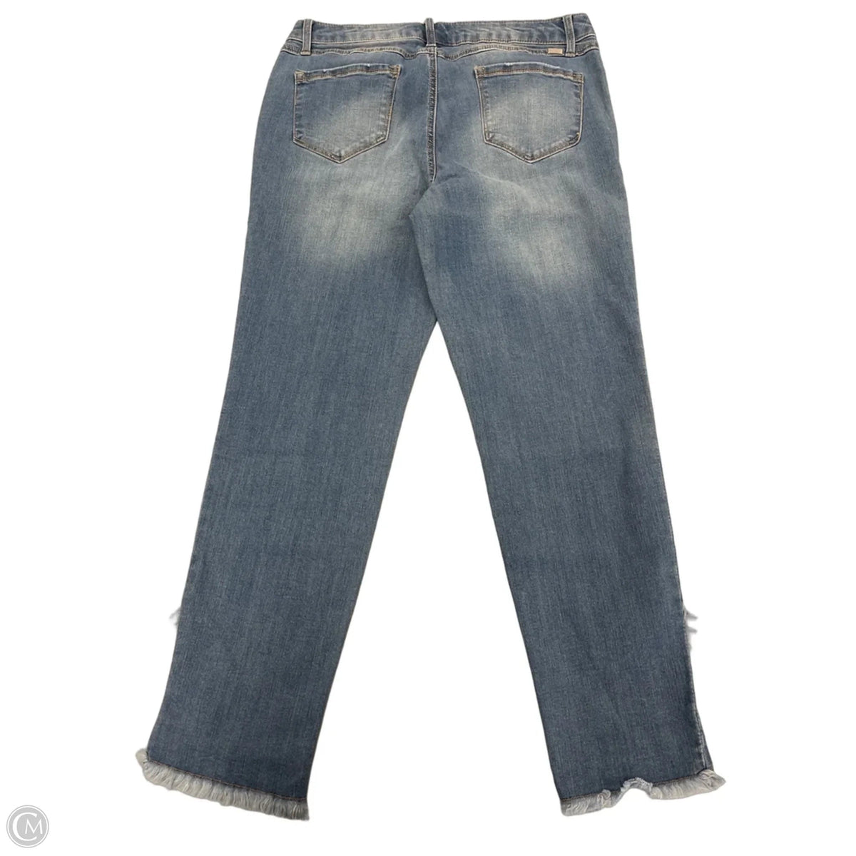 Jeans Straight By 1822 Denim In Blue Denim, Size: 12
