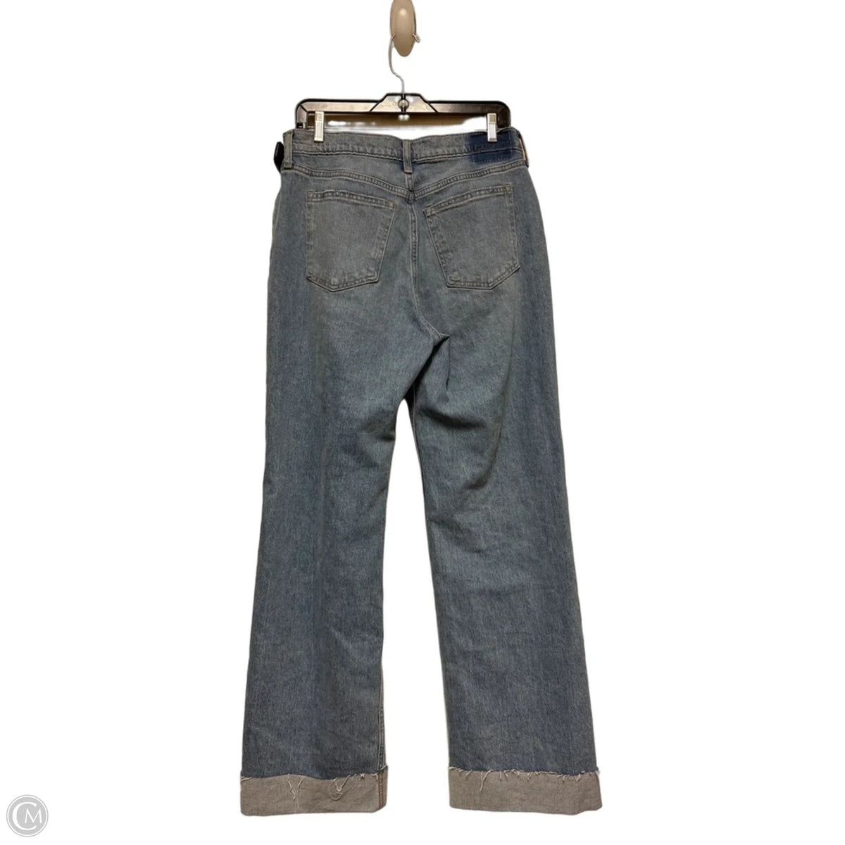 Jeans Wide Leg By Abercrombie And Fitch In Blue Denim, Size: 6