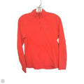 Athletic Top Long Sleeve Collar By The North Face In Coral, Size: S