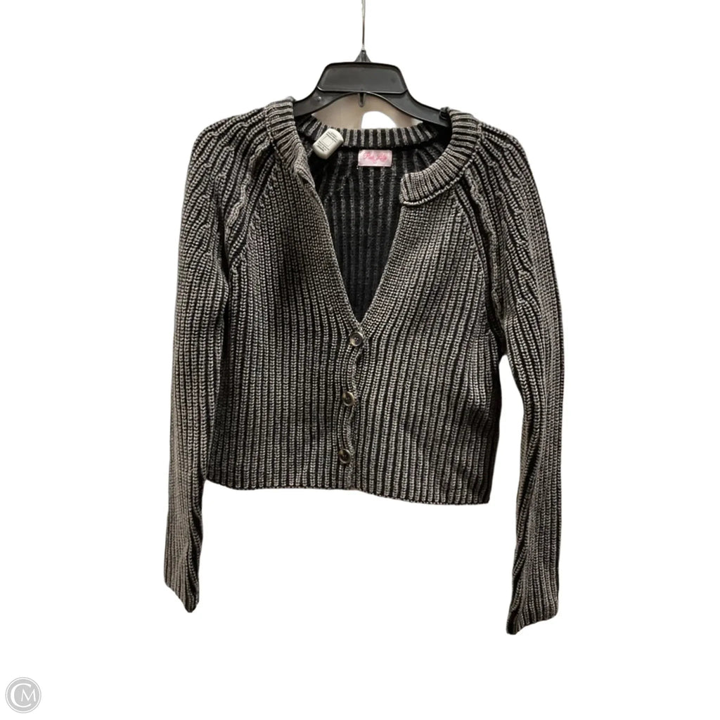 Cardigan By Pink Lily In Black, Size: S