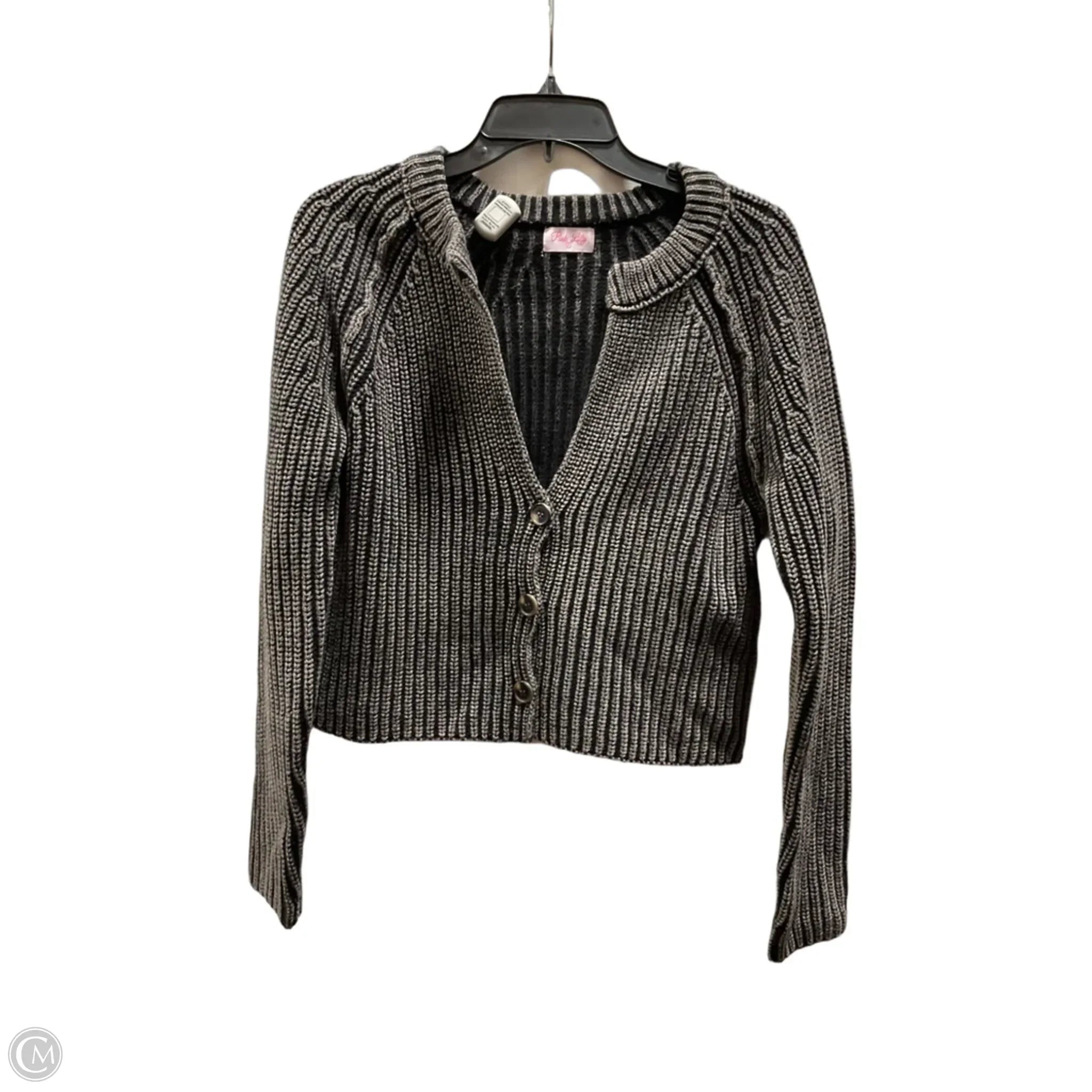 Cardigan By Pink Lily In Black, Size: S