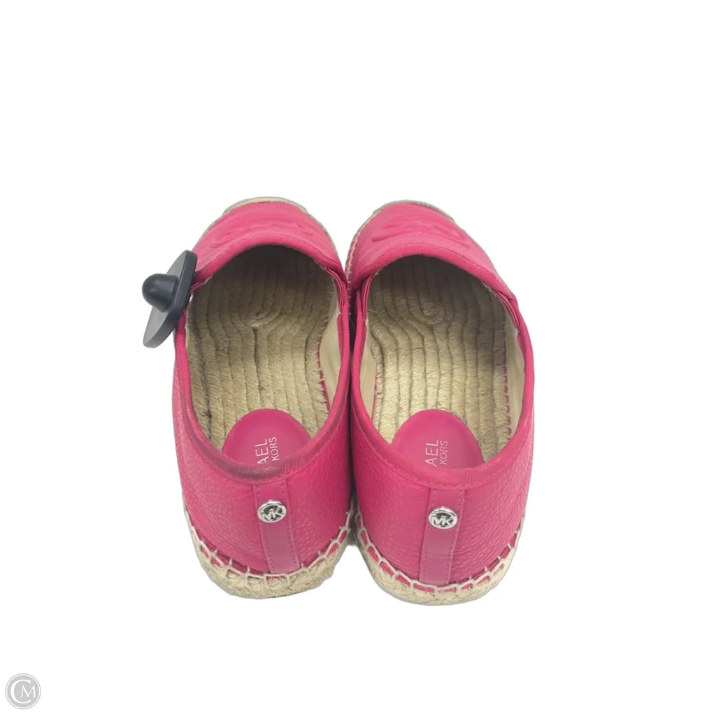 Shoes Designer By Michael Kors In Pink & Tan, Size: 7.5