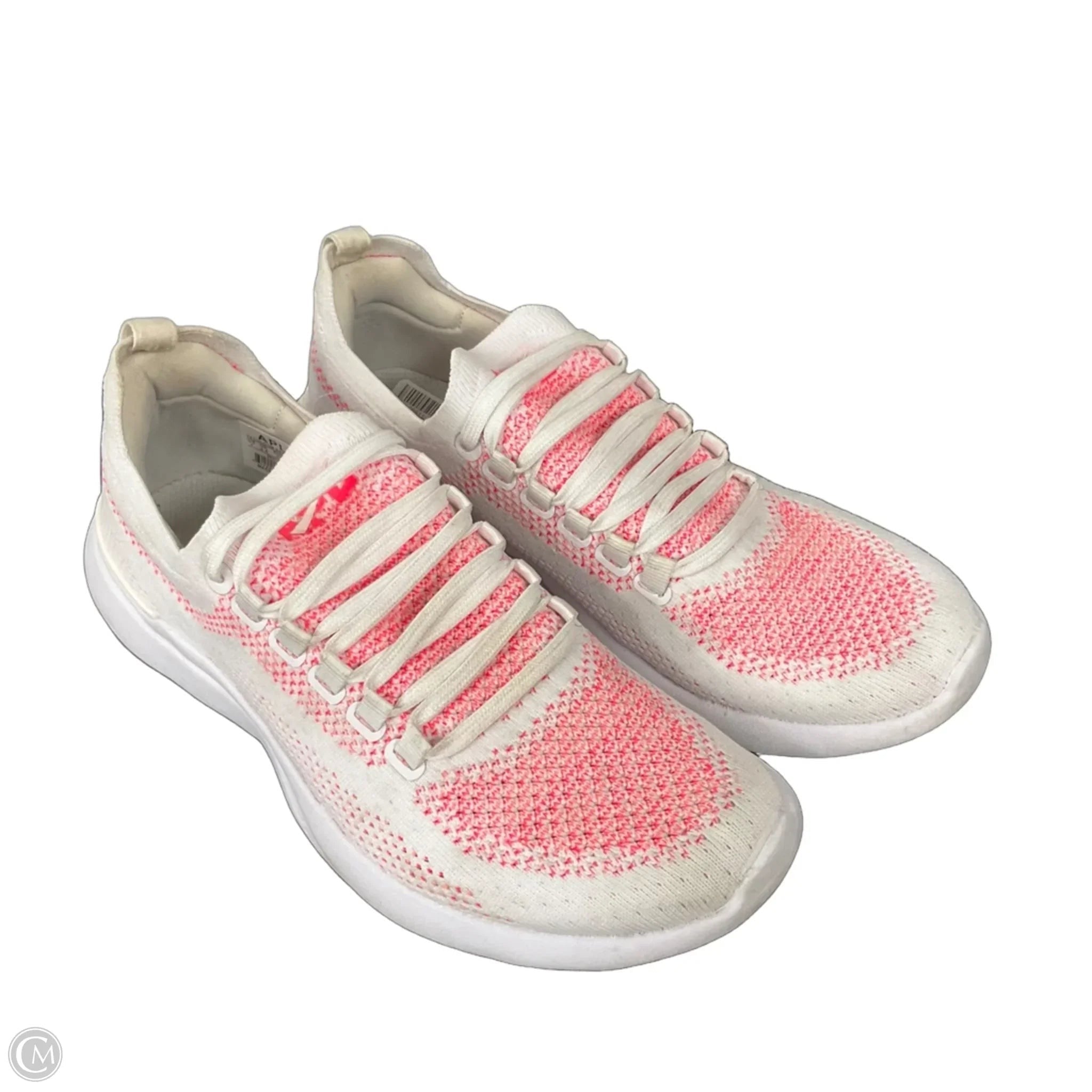 Shoes Designer By Apl In Pink, Size: 7