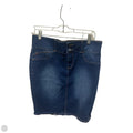 Skirt Mini & Short By 1822 Denim In Blue Denim, Size: 12