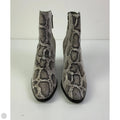 Boots Ankle Heels By Donald Pliner In Snakeskin Print, Size: 7