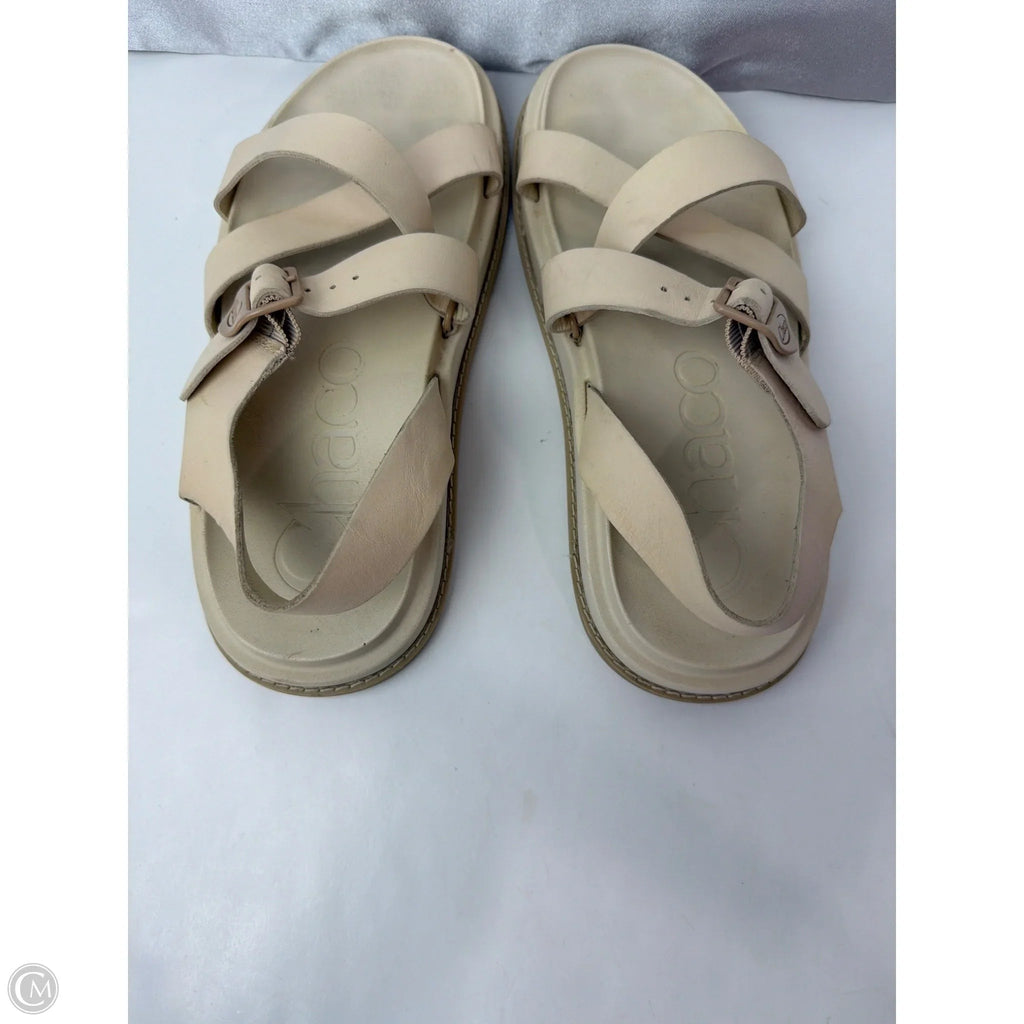 Sandals Flats By Chacos In Cream, Size: 8