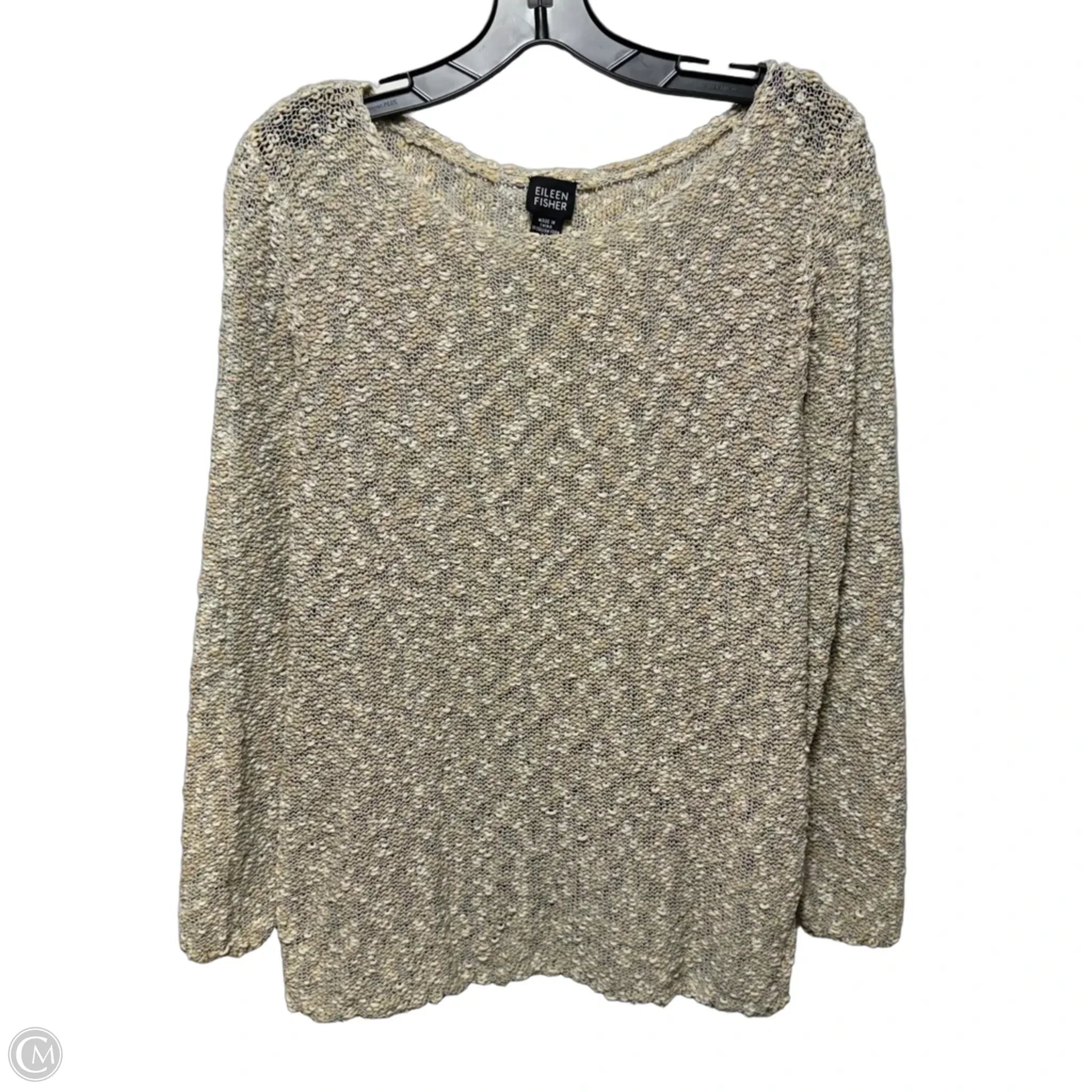 Sweater By Eileen Fisher In Tan, Size: Xs