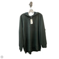 Athletic Top Long Sleeve Hoodie By Spanx In Green, Size: Xl