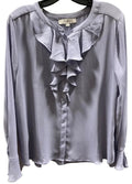 Top Long Sleeve By Loft In Blue, Size: L