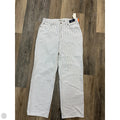 Jeans Straight By Abercrombie And Fitch In Striped Pattern, Size: 14