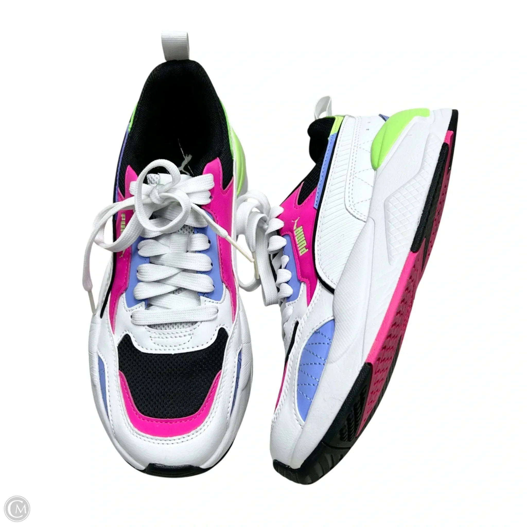 Shoes Athletic By Puma In Pink & White, Size: 7