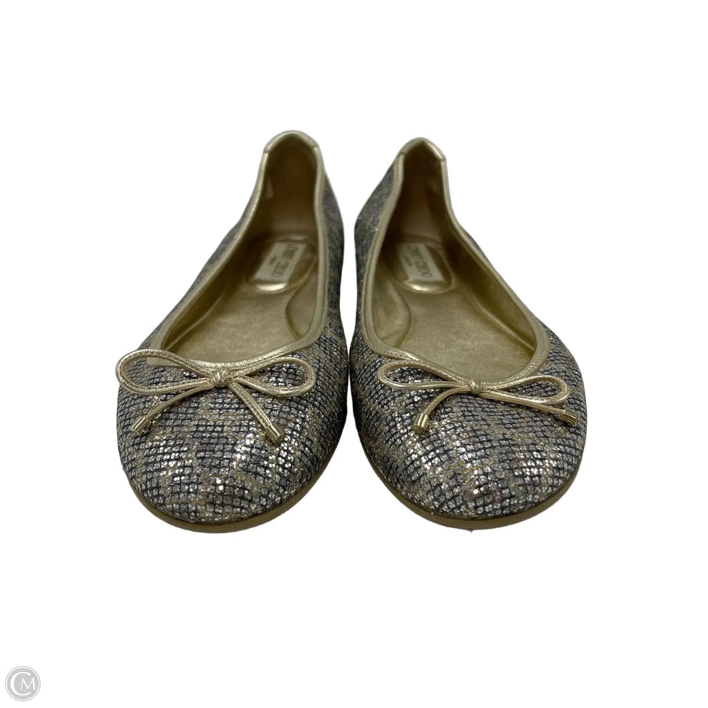 Like New! Jimmy Choo Walsh Leopard Glitter Ballet Luxury Shoes, Size: 9