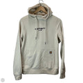 Sweatshirt Hoodie By Carhartt In Cream, Size: Xs