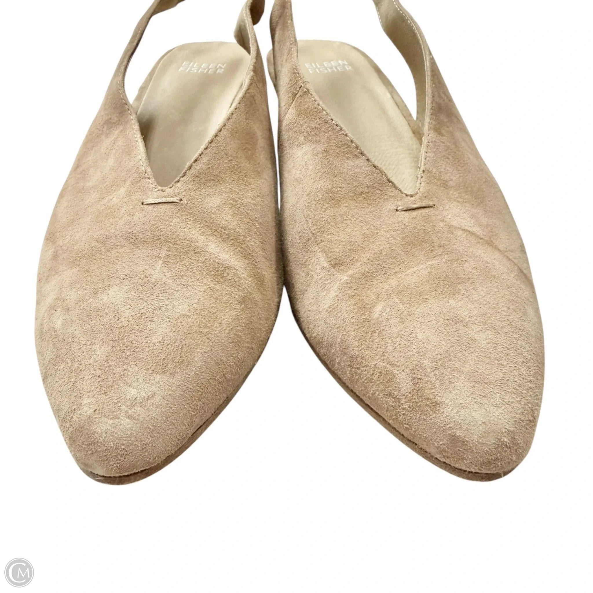 Shoes Heels Kitten By Eileen Fisher In Taupe, Size: 8.5