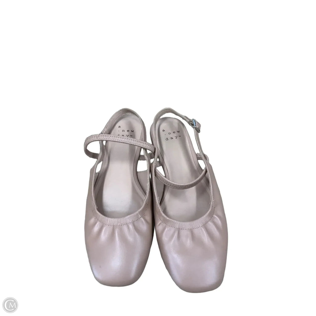 Shoes Flats By A New Day In Tan, Size: 8