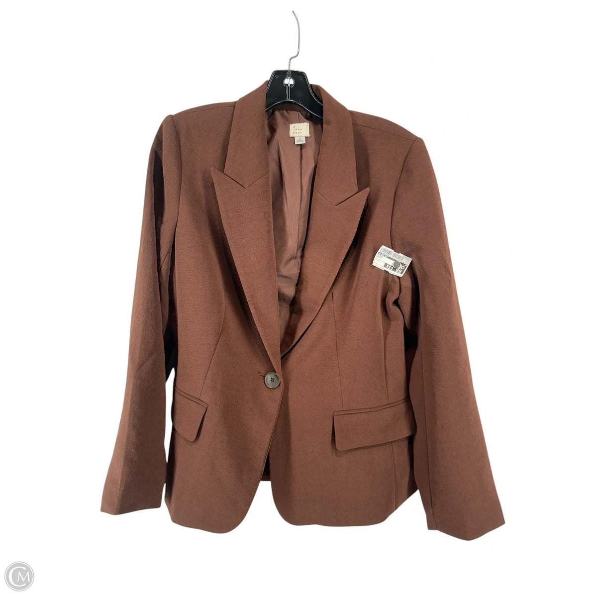 Blazer By A New Day In Brown, Size: S