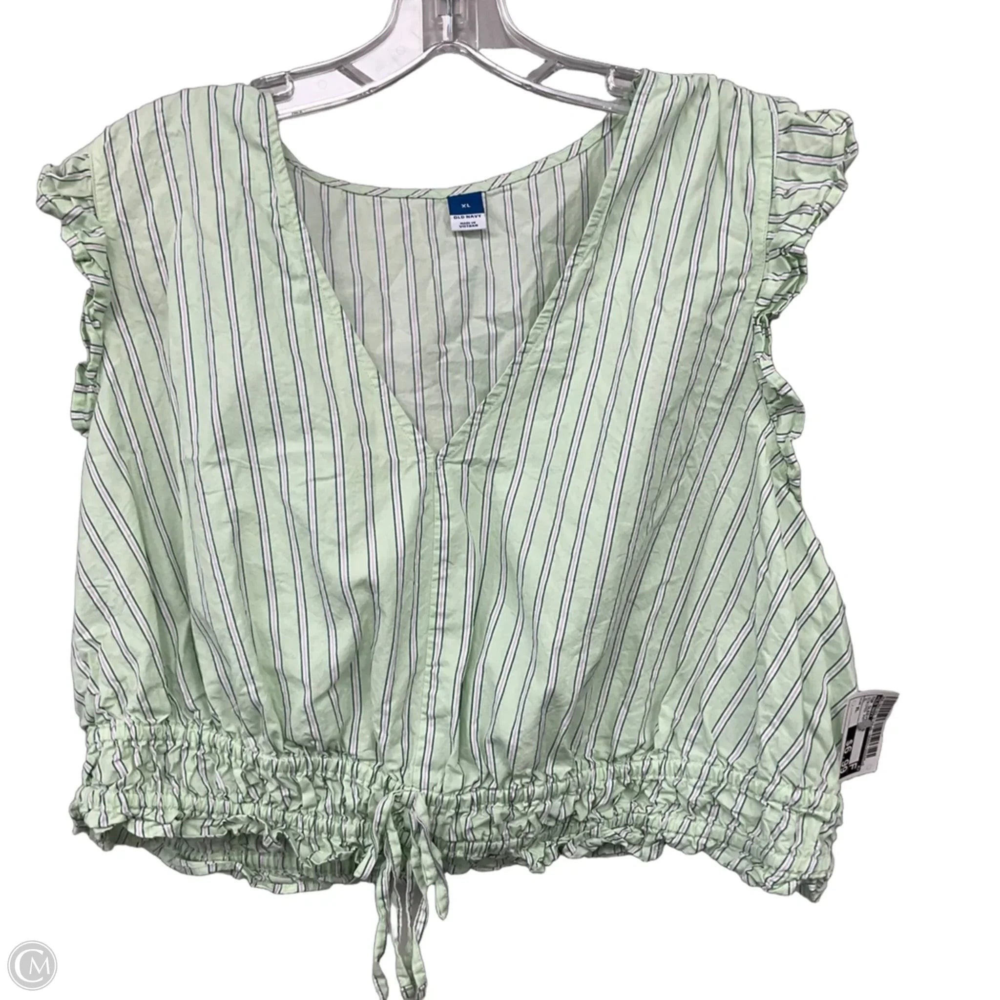 Top Sleeveless By Old Navy In Striped Pattern, Size: Xl