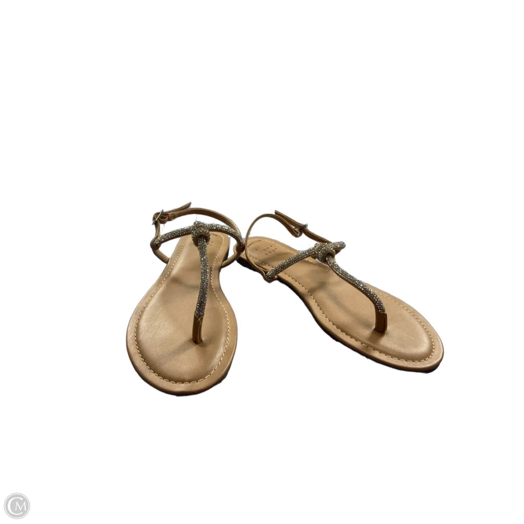 Sandals Flats By A New Day In Tan, Size: 7