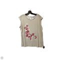 Top Sleeveless Basic By Calvin Klein In Cream, Size: Xl
