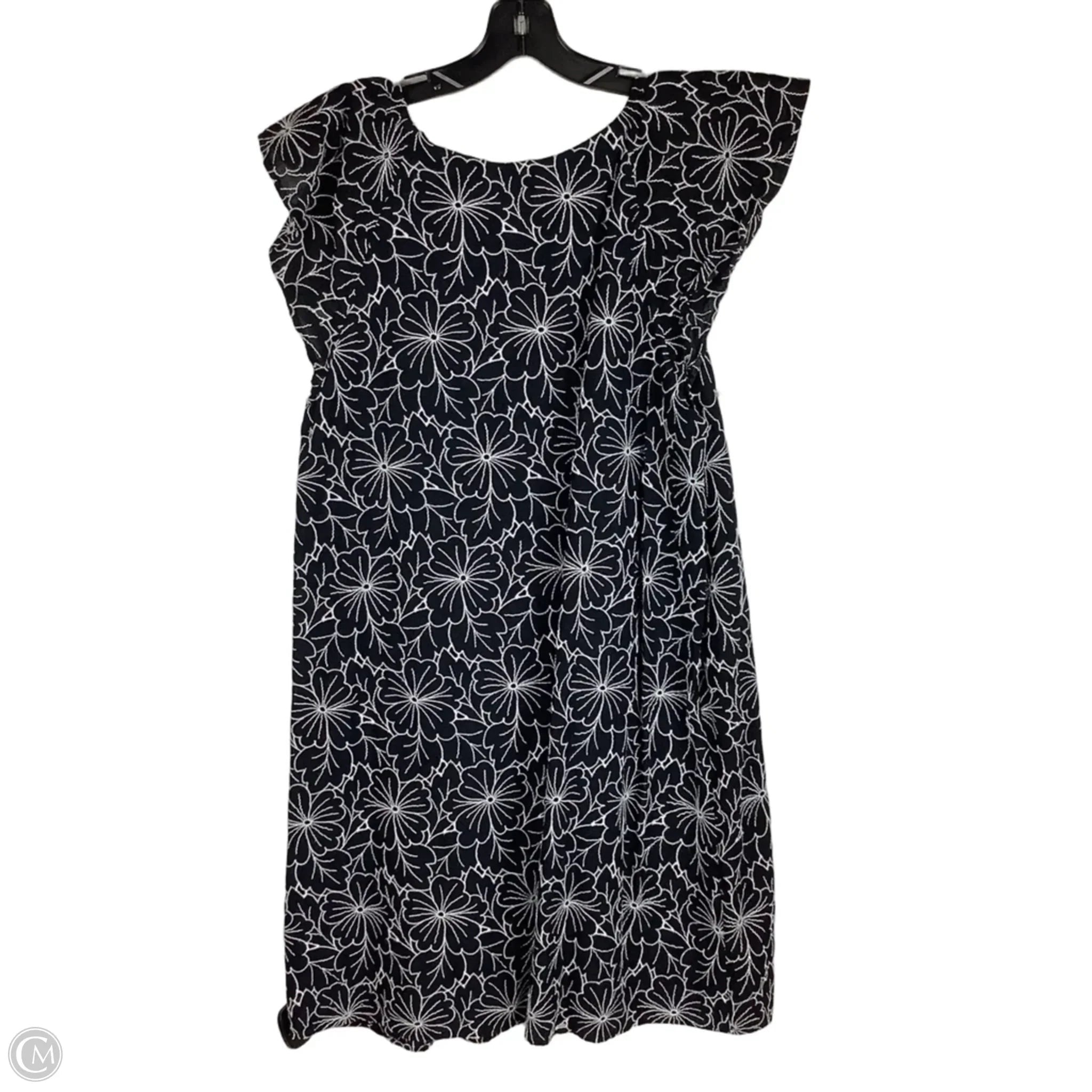 Dress Casual Short By Loft In Black & White, Size: Xl