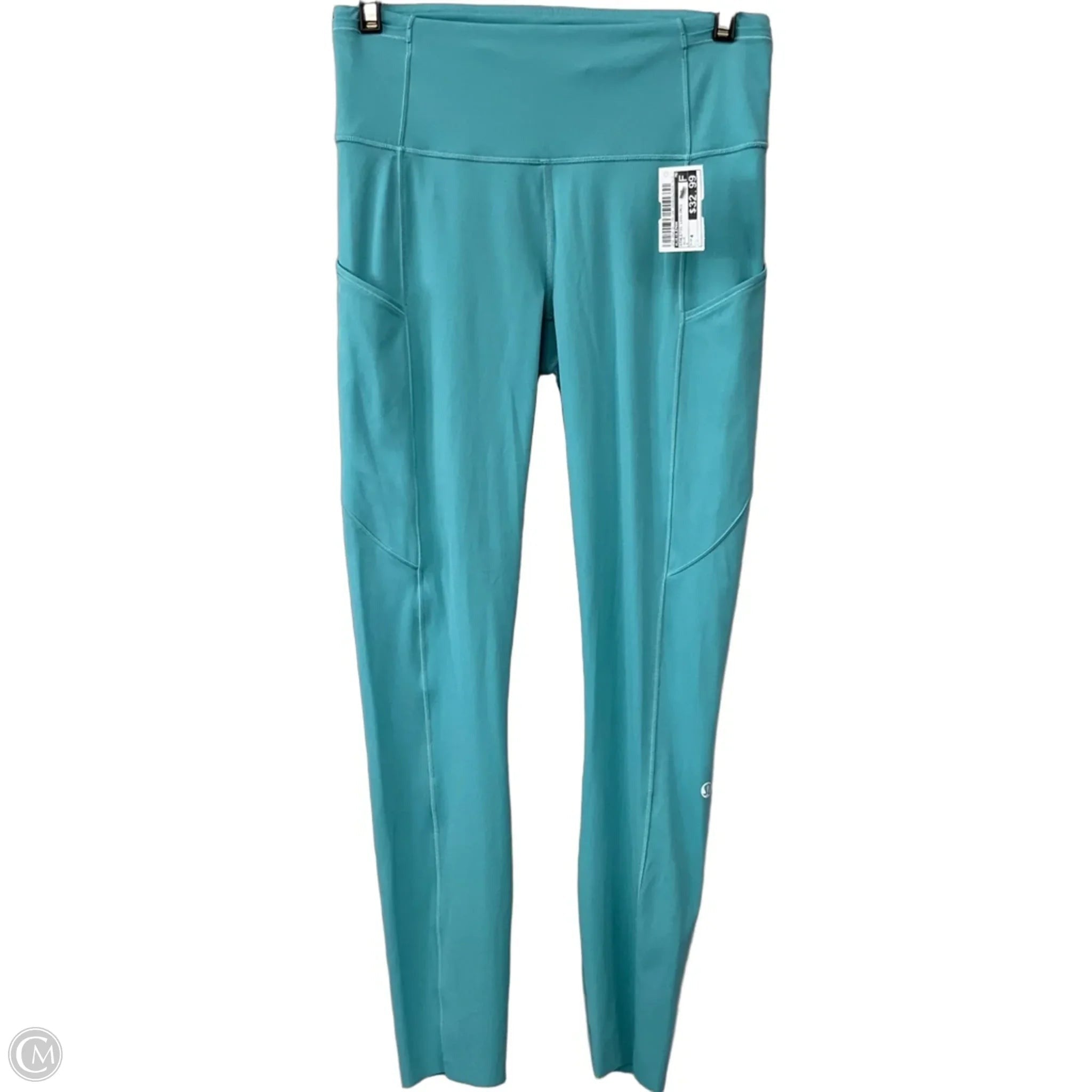 Athletic Leggings By Lululemon In Blue, Size: 4