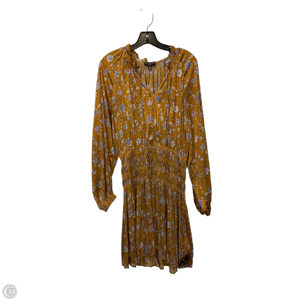 Dress Casual Midi By Current Air In Yellow, Size: Xs