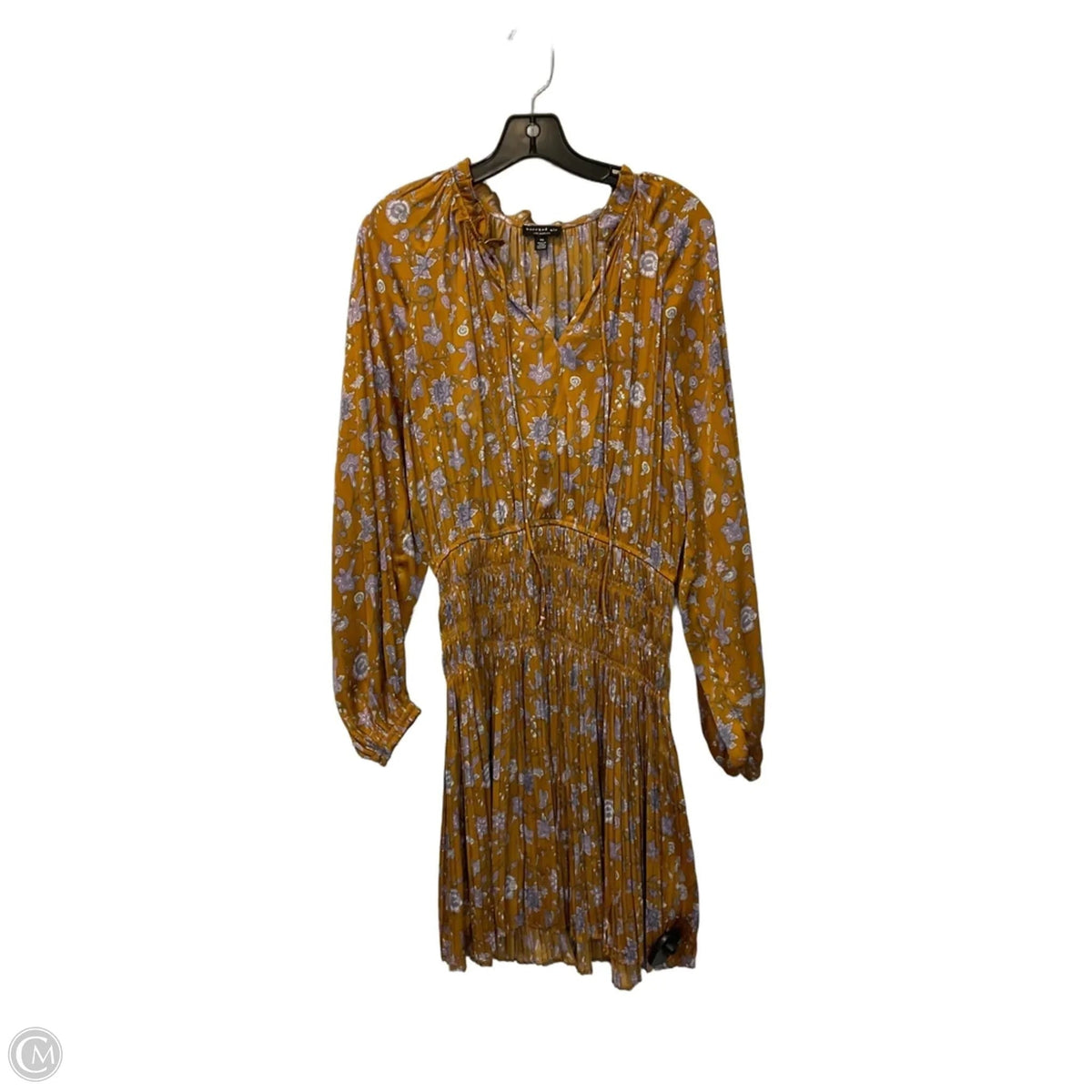 Dress Casual Midi By Current Air In Yellow, Size: Xs