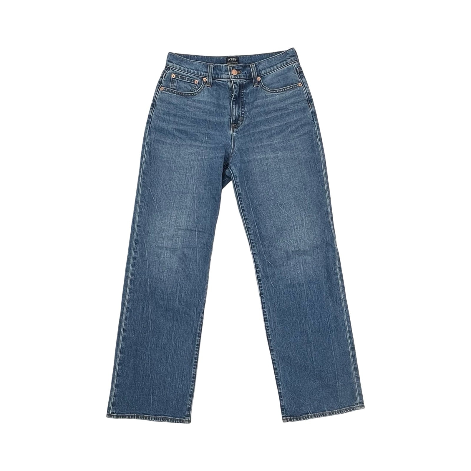 Jeans Wide Leg By J. Crew In Blue Denim, Size:2
