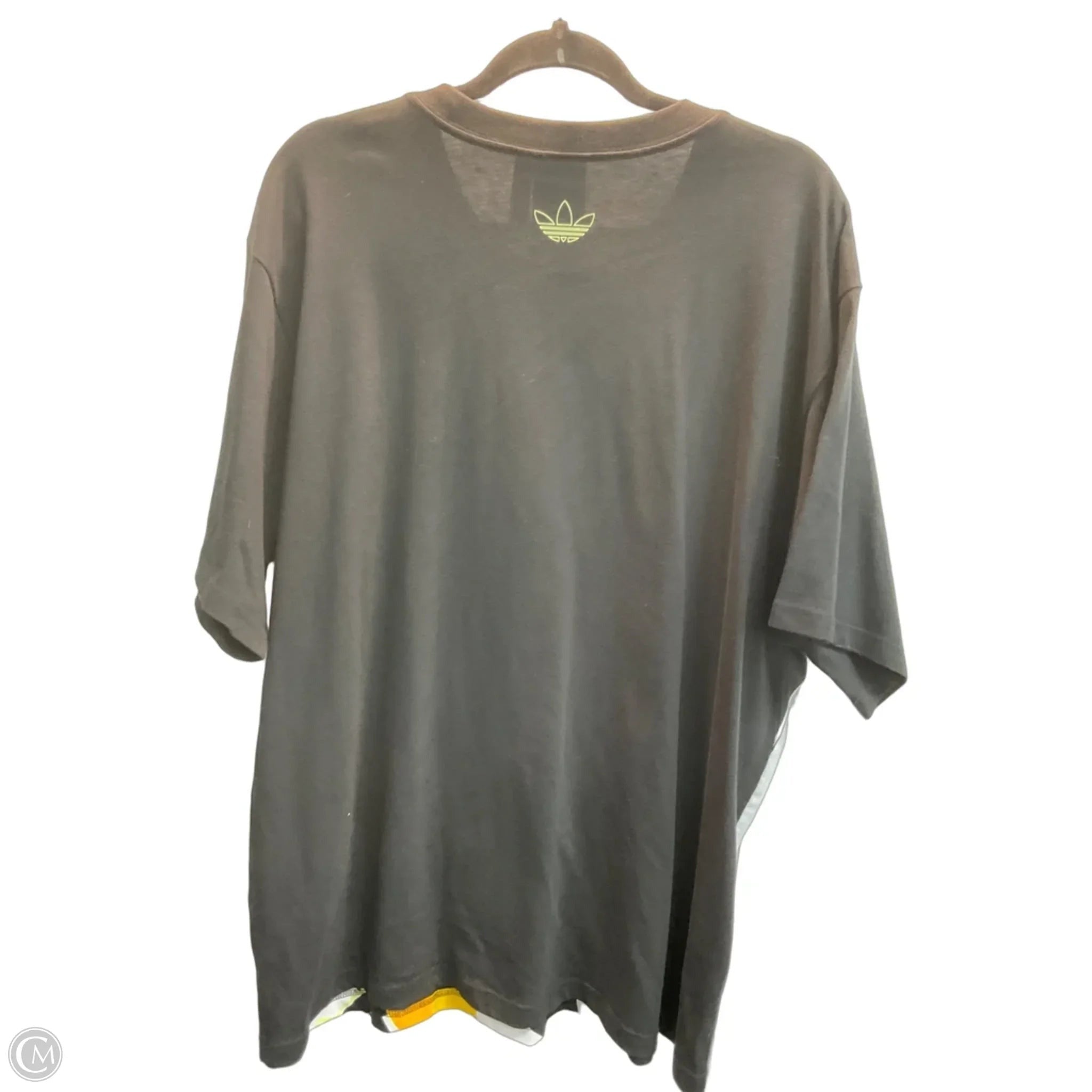 Athletic Top Short Sleeve By Adidas In Multi-colored, Size: 2x