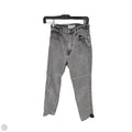 Jeans Straight By Abercrombie And Fitch In Grey Denim, Size: 0