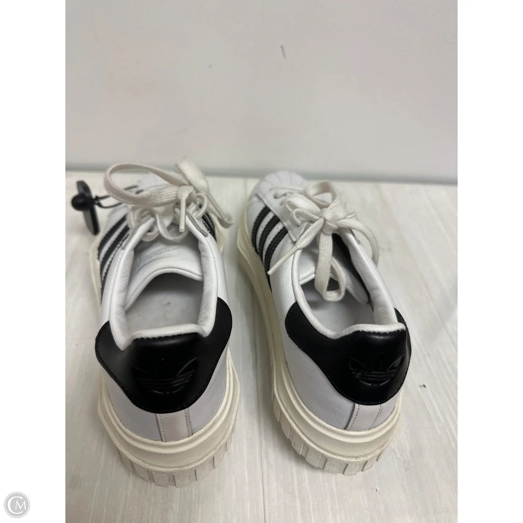 Shoes Sneakers By Adidas In Black & White, Size: 9