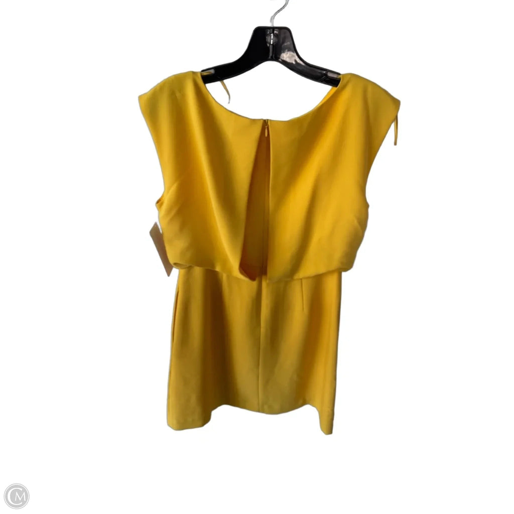 Dress Party Short By Banana Republic In Yellow, Size: Xsp
