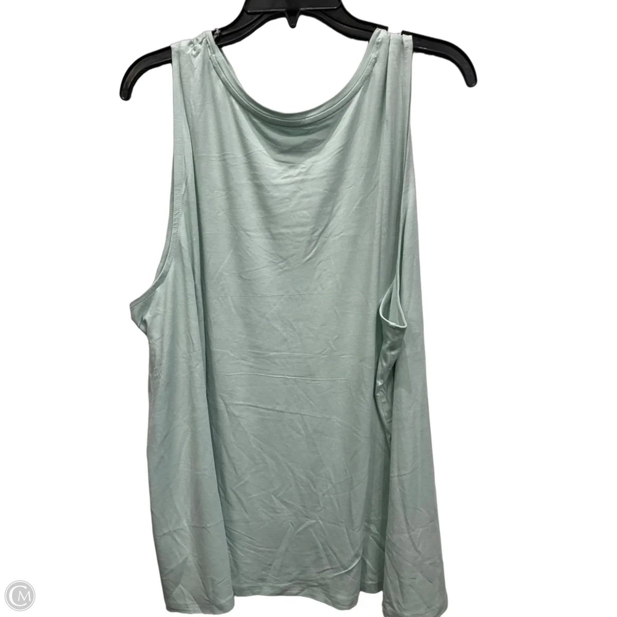 Top Sleeveless By A New Day In Green, Size: 3x