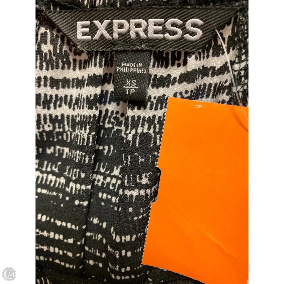 Top Sleeveless By Express In Black, Size: Xs