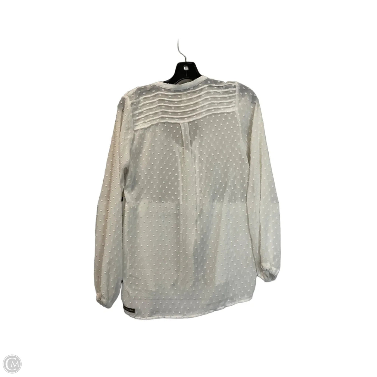 Top Long Sleeve By Matilda Jane In White, Size: S