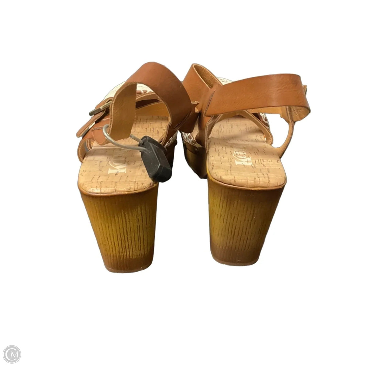 Shoes Heels Block By Korks In Brown, Size: 7