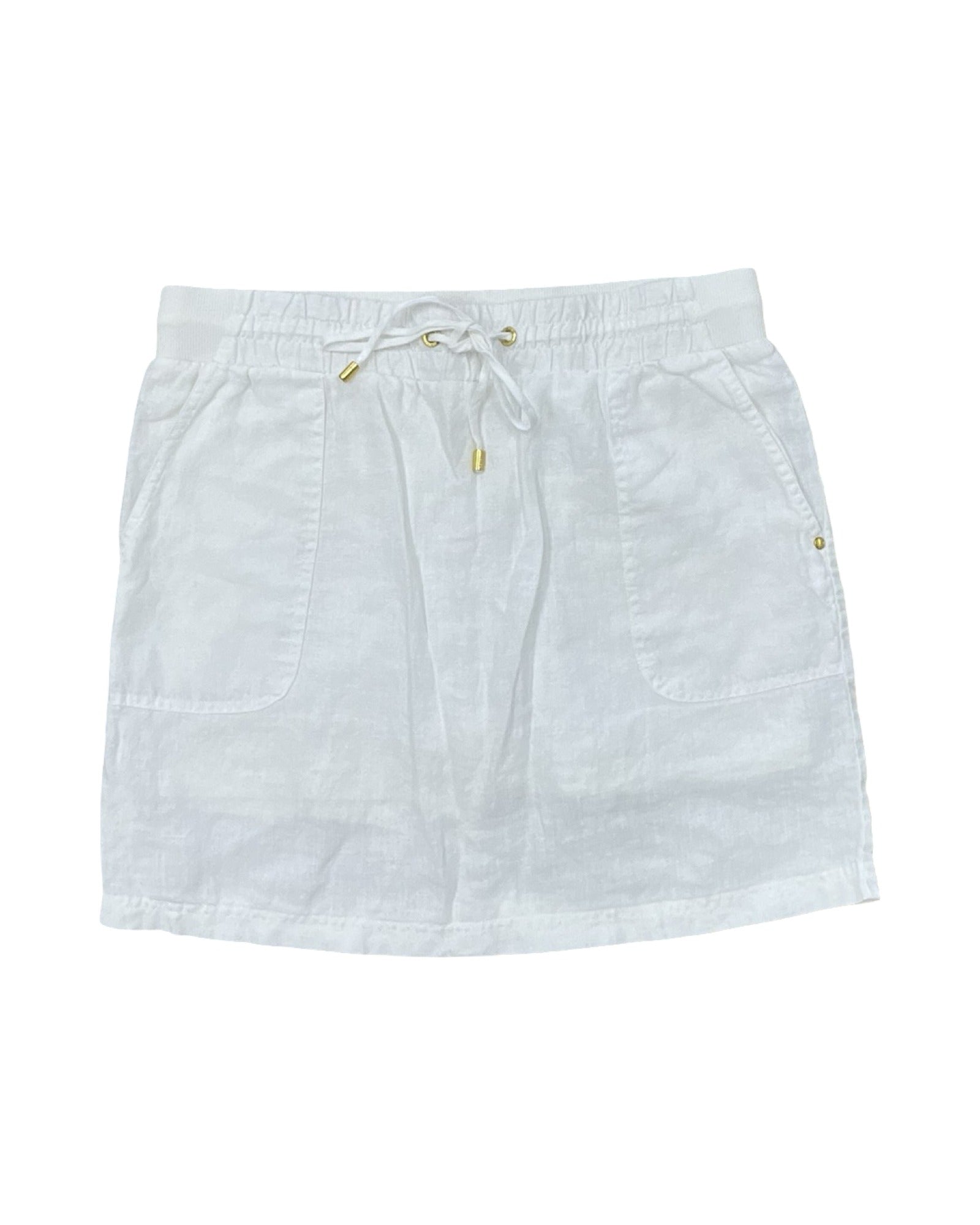 Skirt Mini & Short By Ellen Tracy In White, Size:S
