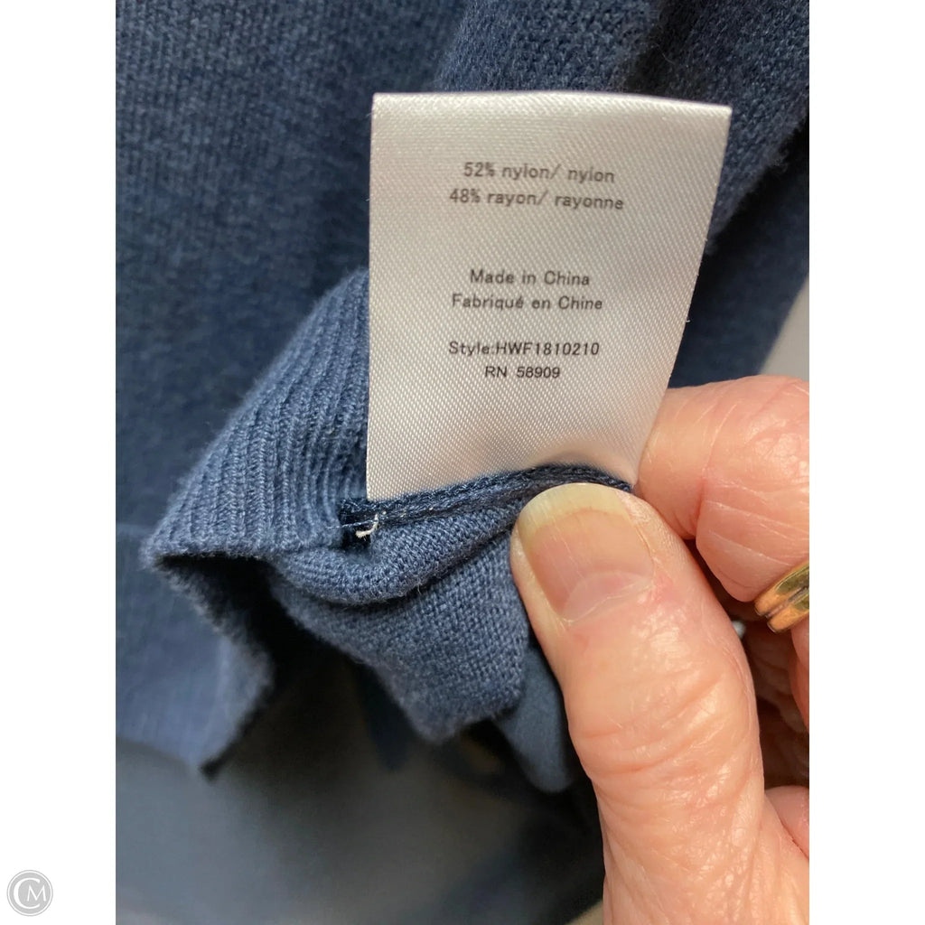 Top Long Sleeve Designer By Halston In Blue, Size: L