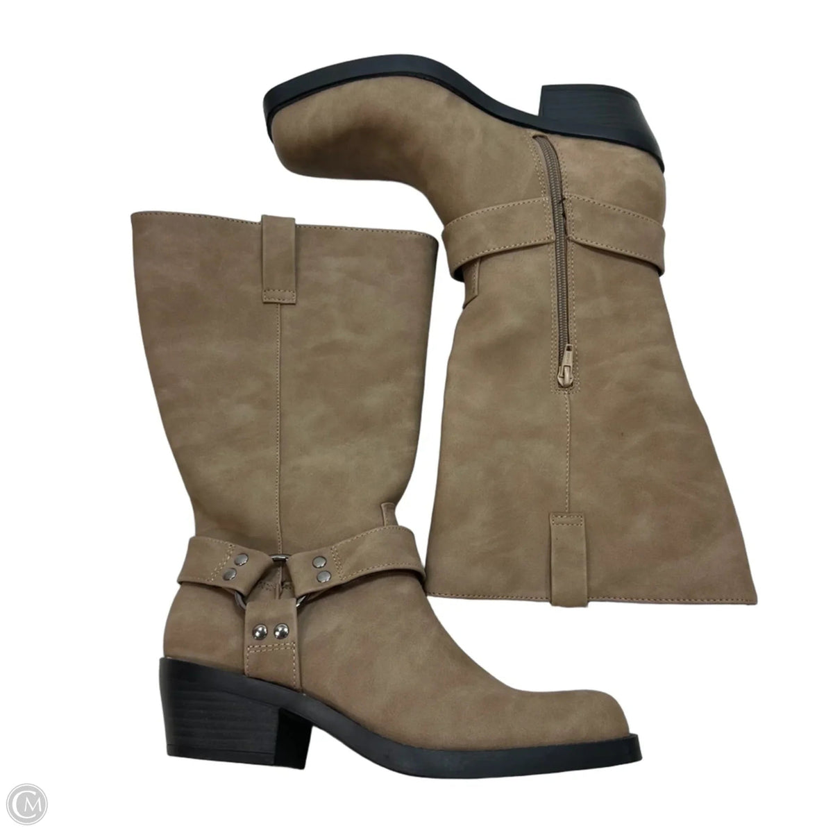 Boots Western By Time And Tru In Beige, Size: 8.5