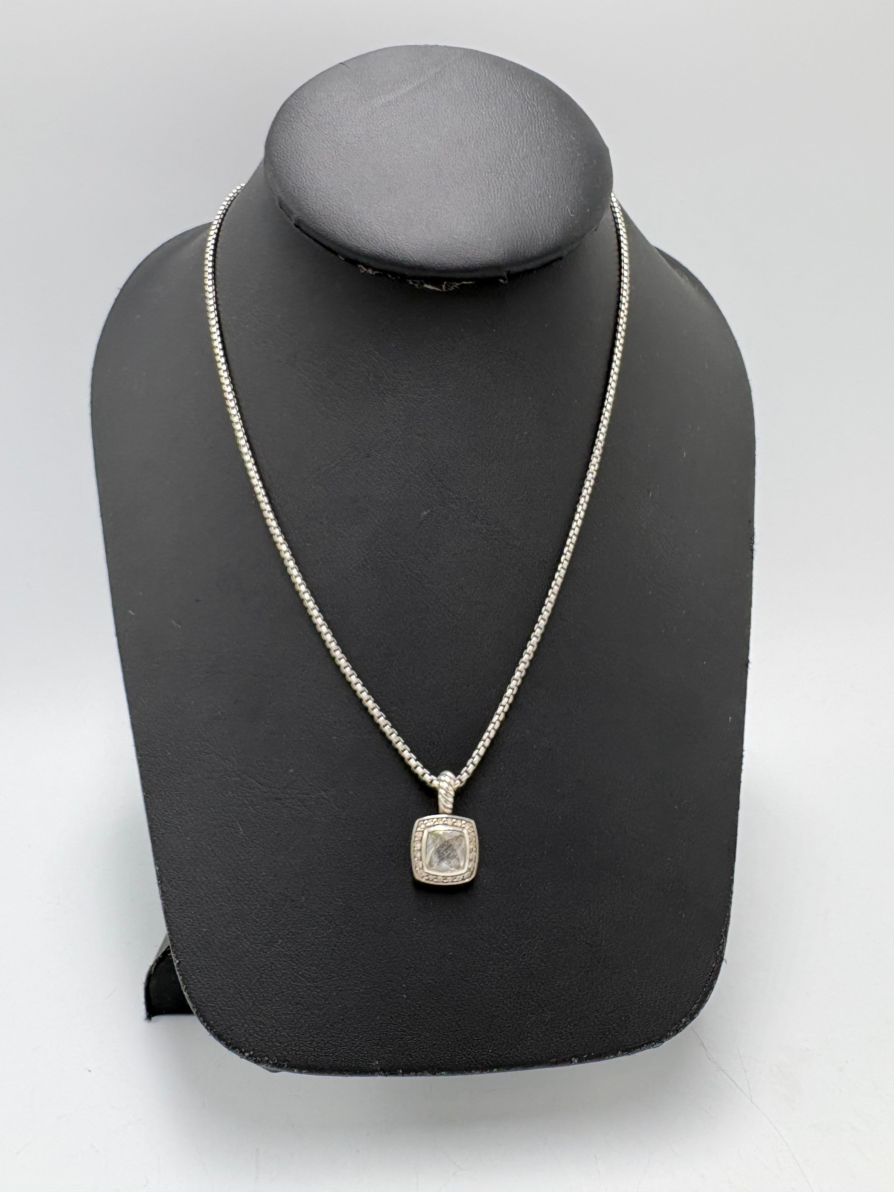 David Yurman Petite Albion Pendant Luxury Necklace