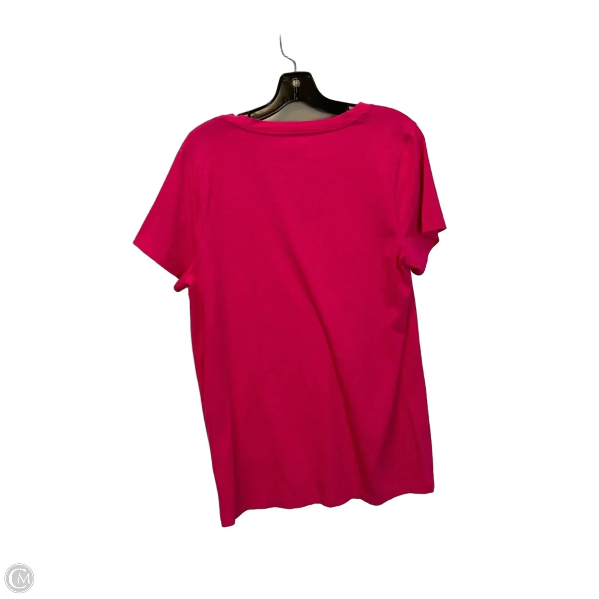 Top Short Sleeve Basic By J. Crew In Pink, Size: Xl